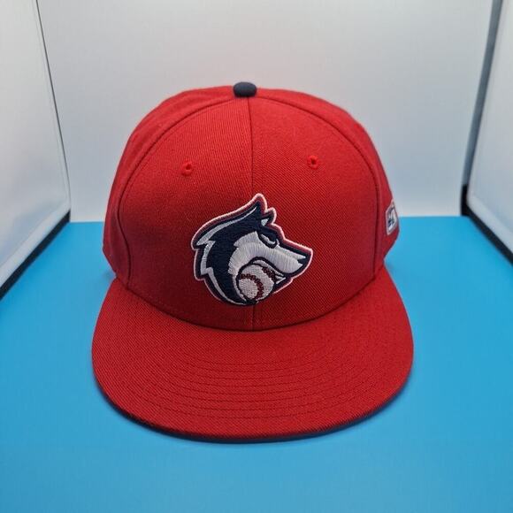 Colorado State Pueblo Wolfpak Red Baseball Hat Cap Fitted Size 7 1/2 The Game - Picture 1 of 7